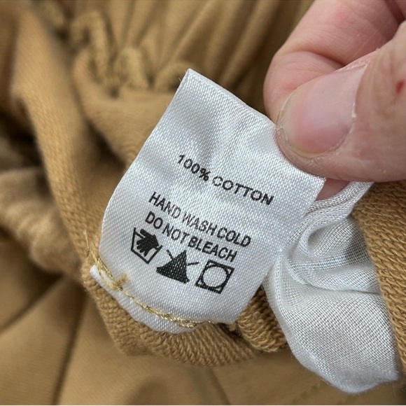 Time After Time Mustard Rope Tie Wide Leg Sweatpants - Picture 11 of 14